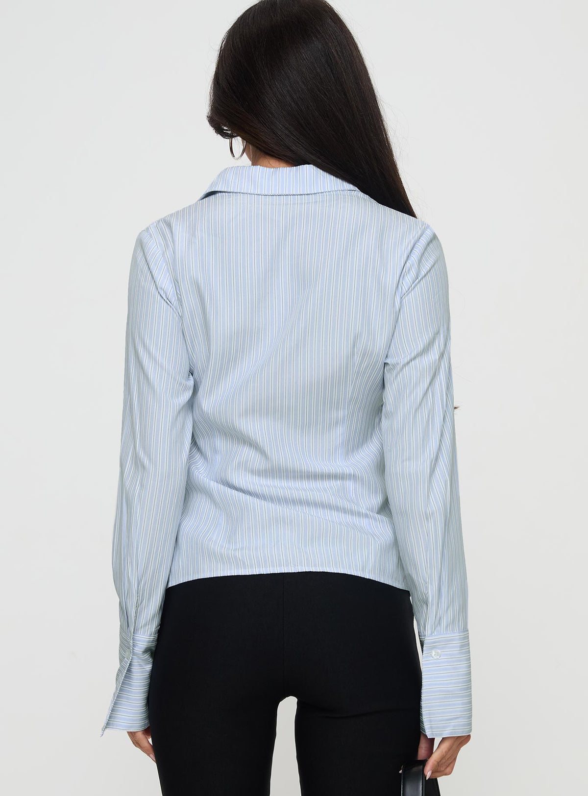 Women's Rush Hour Long Sleeve Top Blue Stripe
