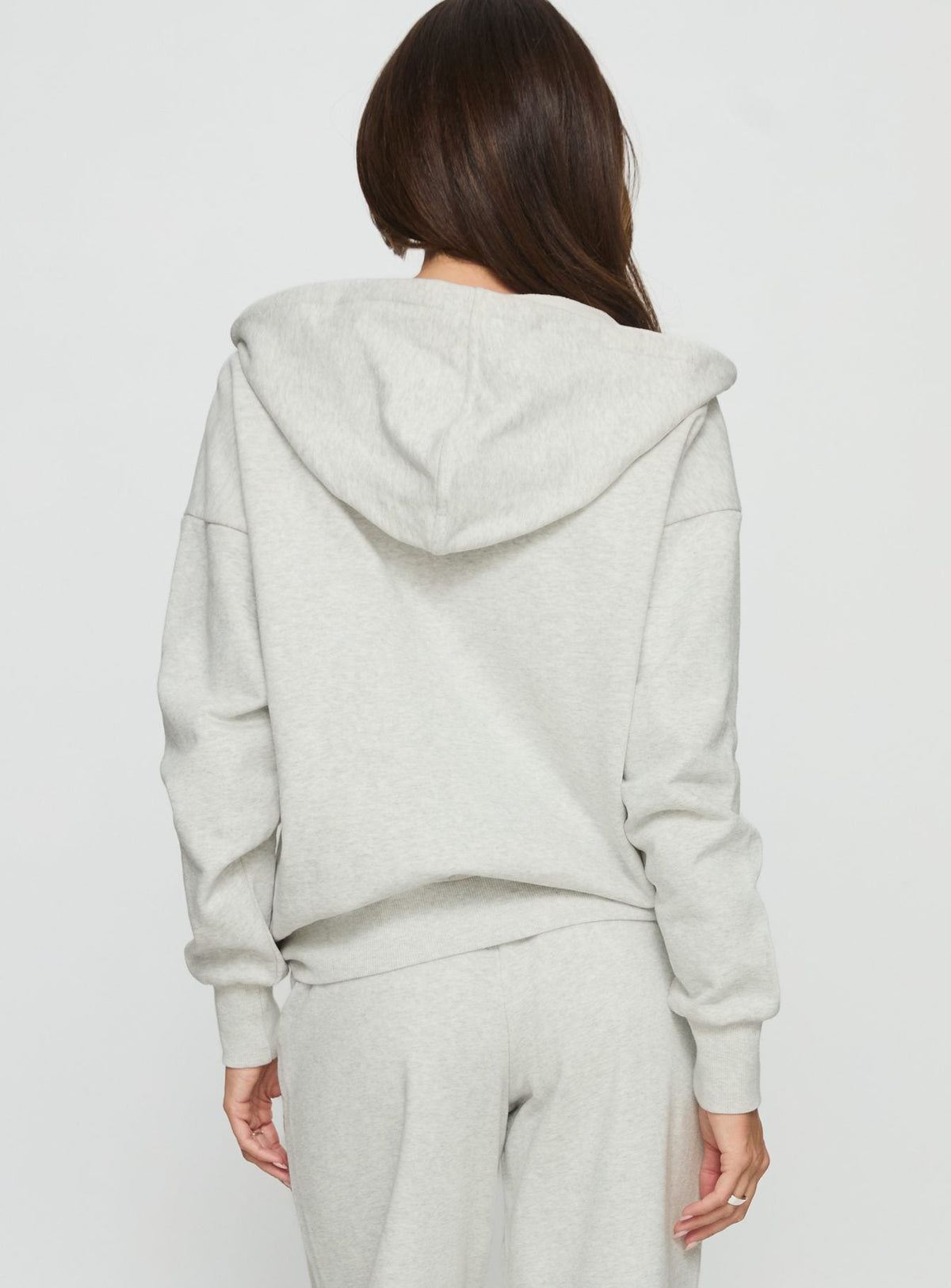 Women's All Day Oversized Hoodie Grey Marle — Sweater