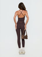 Women's Stride Active Invisible Scrunch Leggings Brown — Activewear