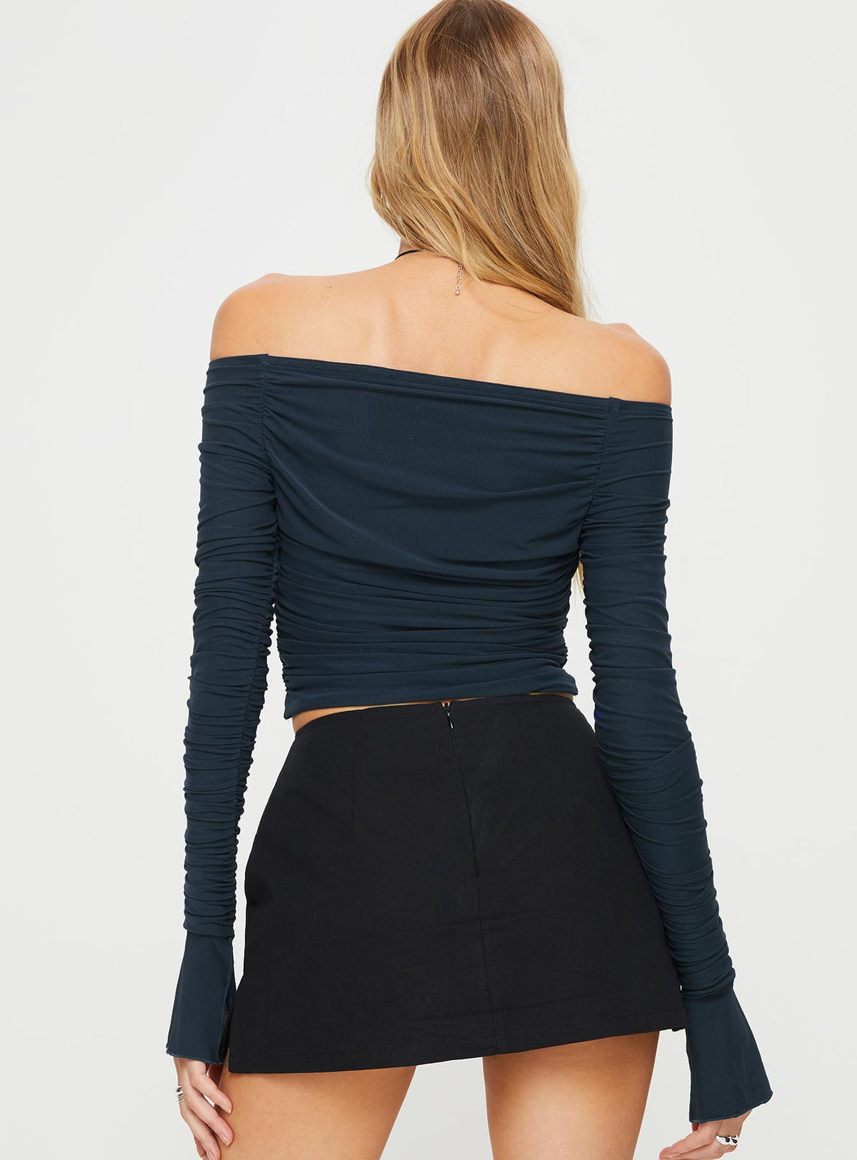 Women's Moreno Off The Shoulder Top Navy