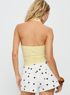 Women's Duelle Stud Asymmetrical Top Yellow