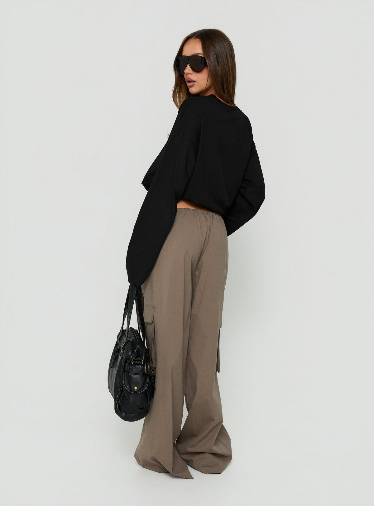Women's Lunea Concealed Waistband Cargo Pants Charcoal