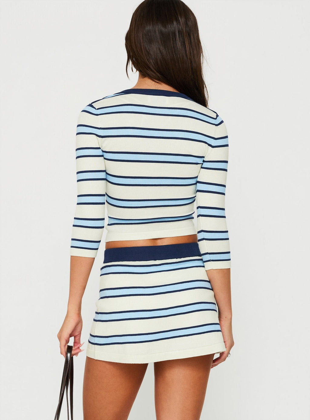 Women's Kissie Knit Skort Multi Stripe — Skirt