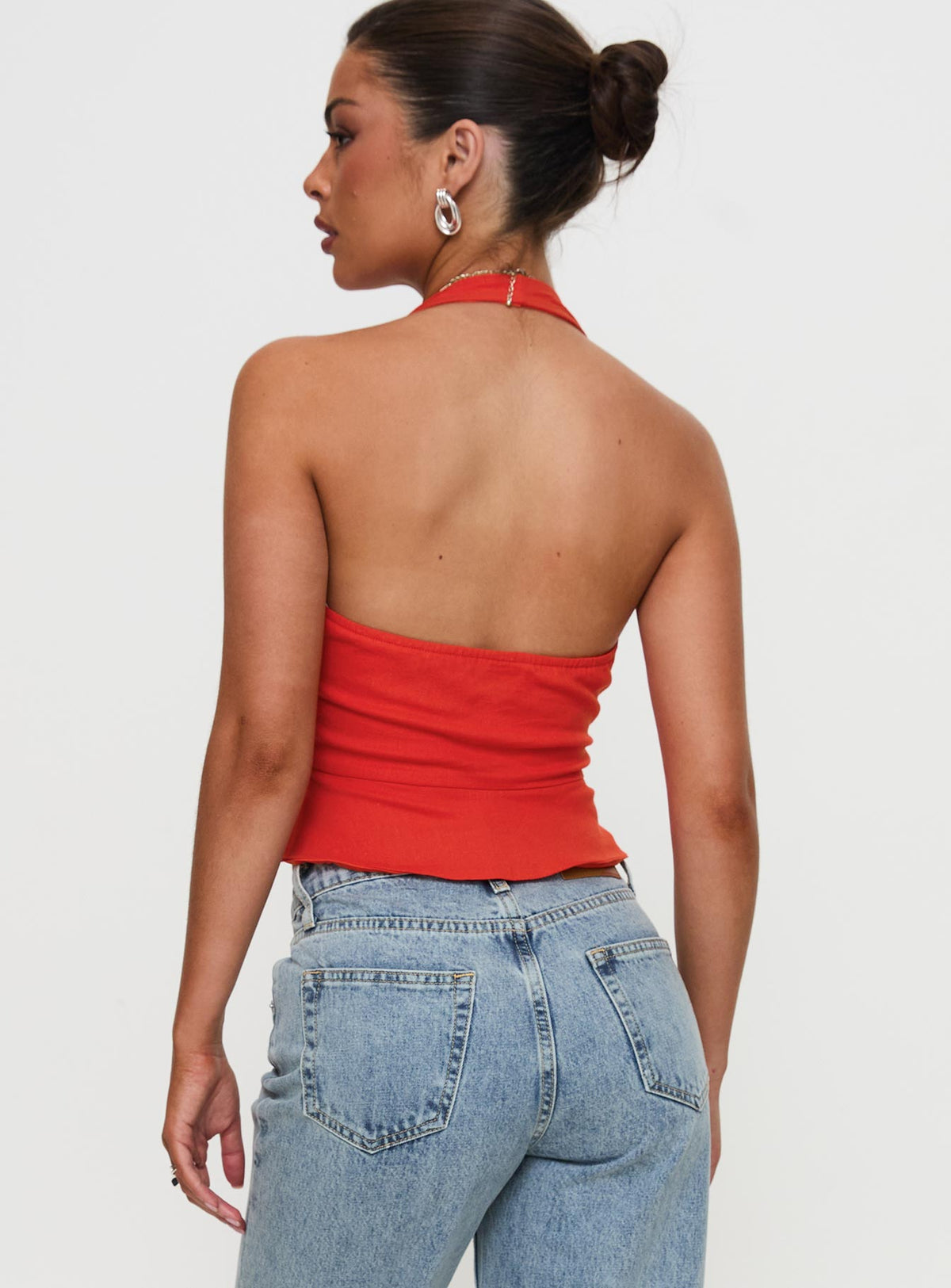 Women's Pleasing Top Red