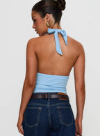 Women's Whimsy Halter Top Blue