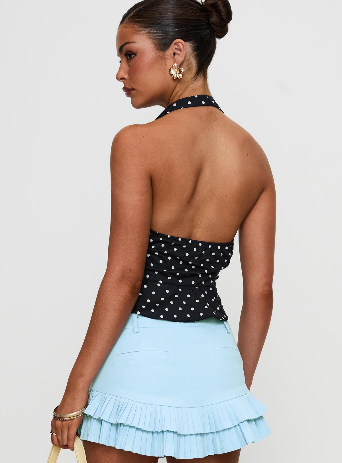 Women's Pleasing Top Polka Dot