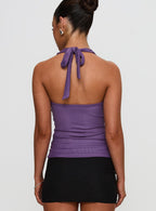 Women's Clovah Halter Top Purple