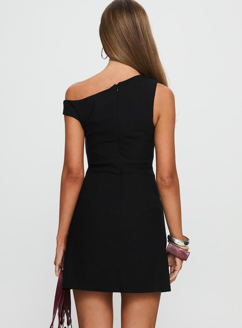 Women's Assured One Shoulder Romper Black