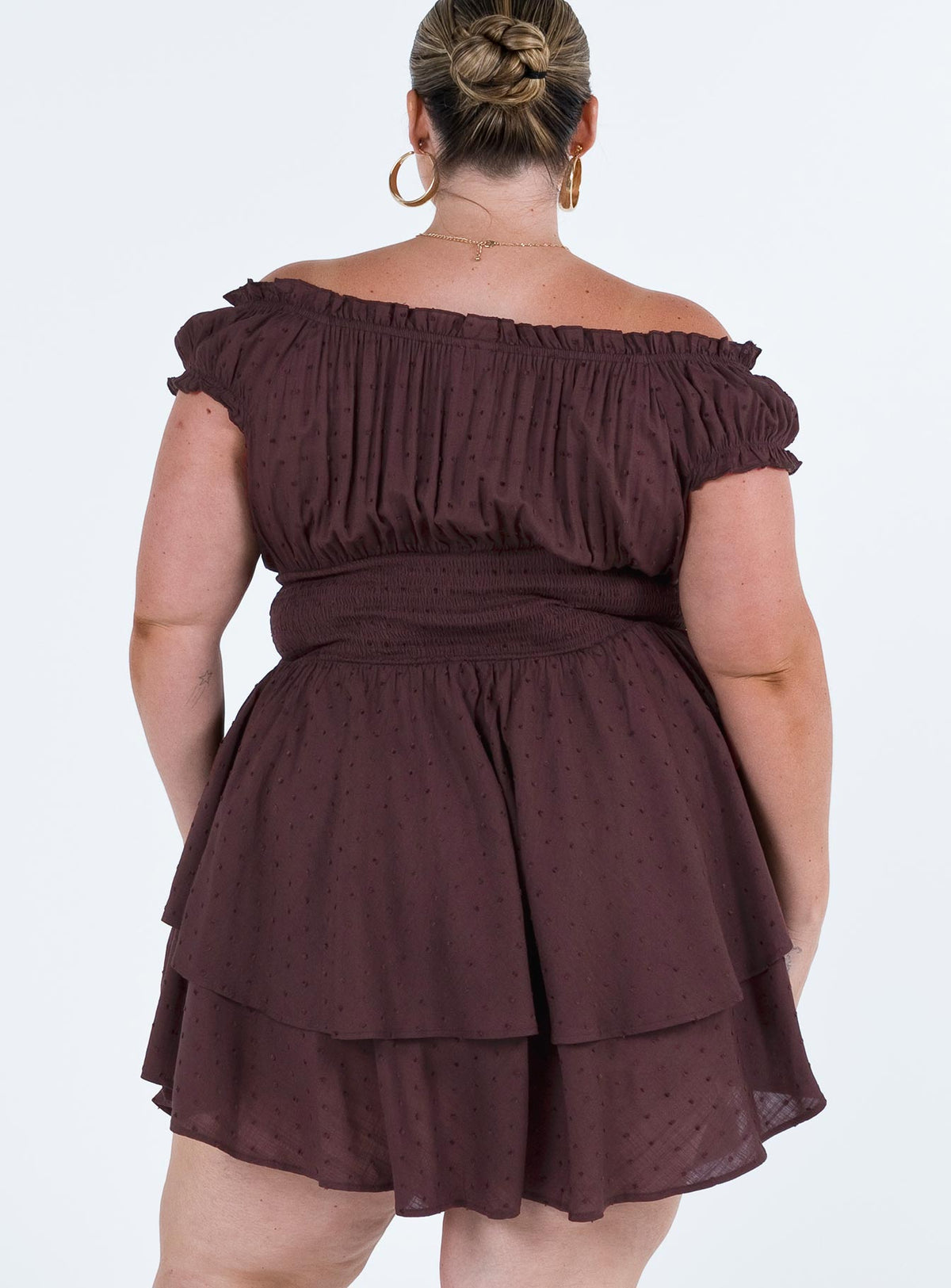 Women's The Love Galore Romper Brown Curve