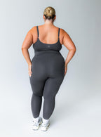 Women's Go Getter Activewear Jumpsuit Grey Curve