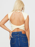 Women's Party Favour Top Yellow