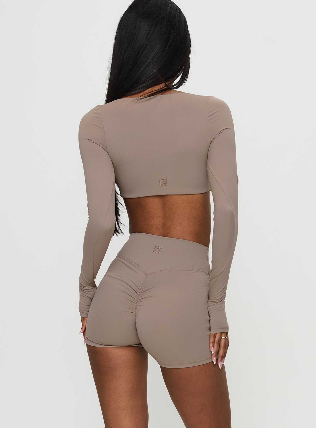 Women's Touchdown Active Contour Short Taupe