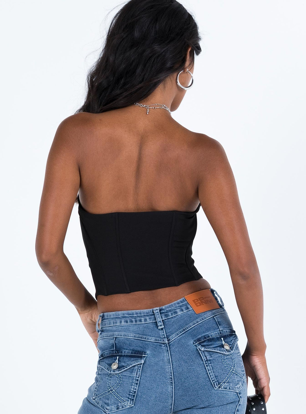 Women's Archer Corset Top Black