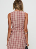 Women's Theodosia Top Red Check — Matching Set