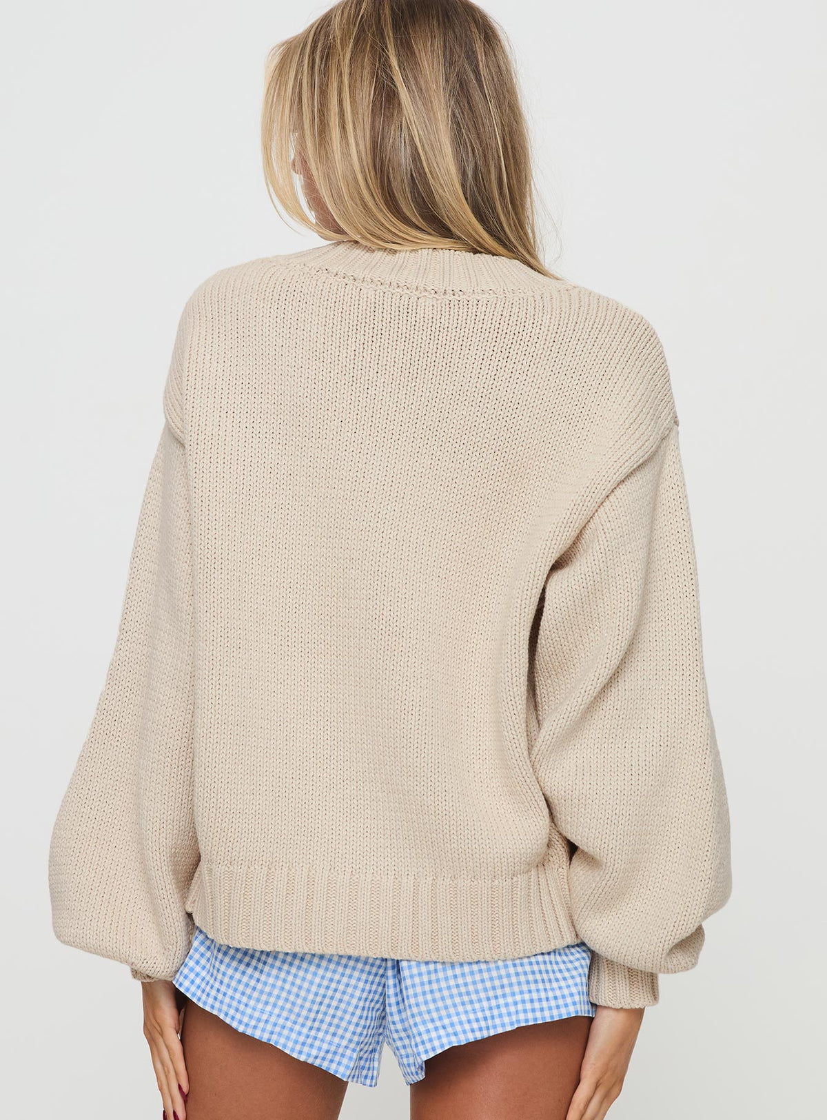 Women's Edern Cardigan Cream — Sweater