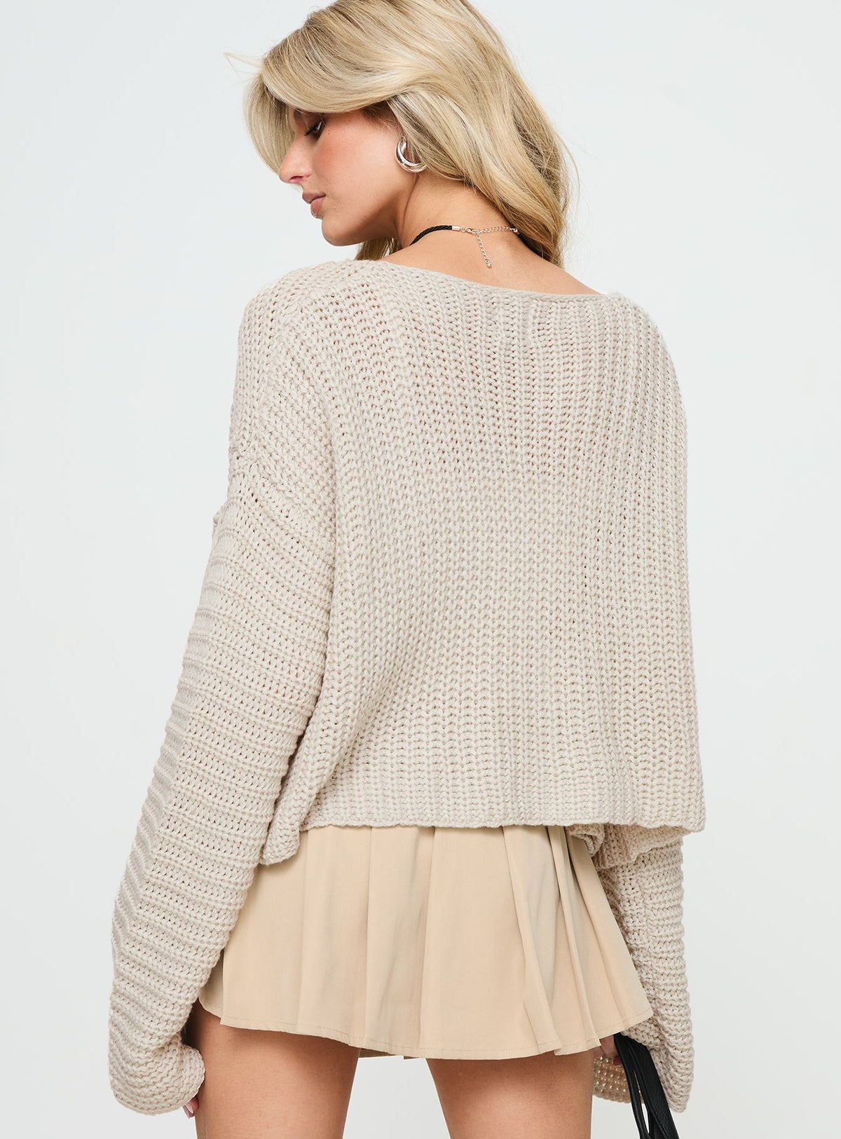 Women's Artha Cardigan Beige — Sweater