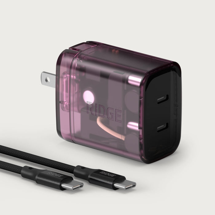 Women's Wall Charger Set - 45W - Atomic Purple