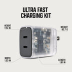 Women's Wall Charger Set - 45W - Phantom