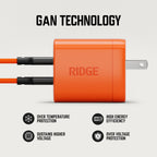 Women's Wall Charger Set - 45W - Phantom
