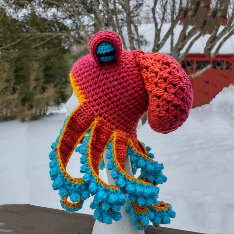 Crochet Octopus Beanie