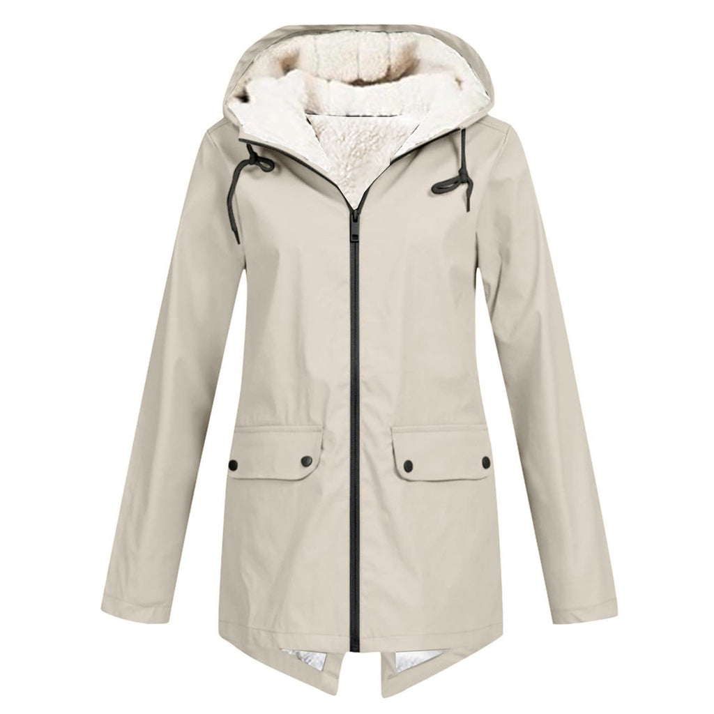 Women's Fleece-Lined Hooded Jacket