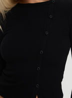 Women's Passoni Long Sleeve Top Black