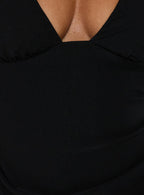 Women's Sunswept Open Back Mini Dress Black — Dress