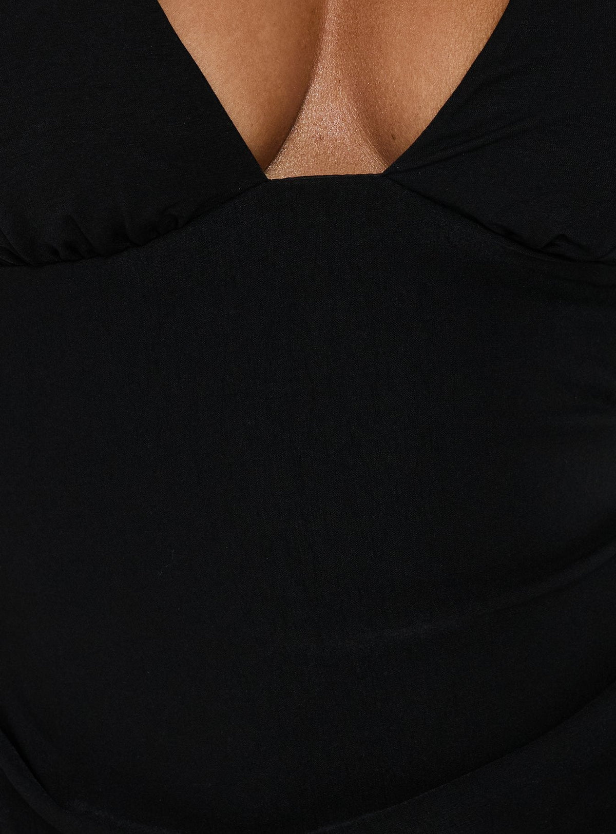 Women's Sunswept Open Back Mini Dress Black — Dress
