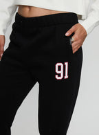 Women's Stanford Basic Sweatpants Black — Pants