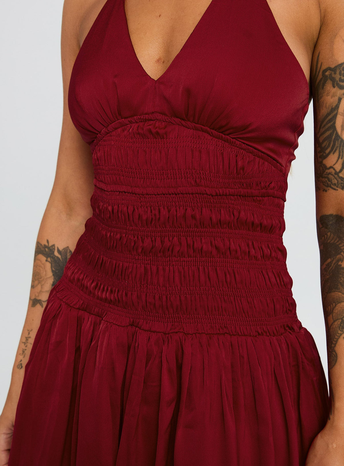 Women's Mariachi Mini Dress Red — Dress