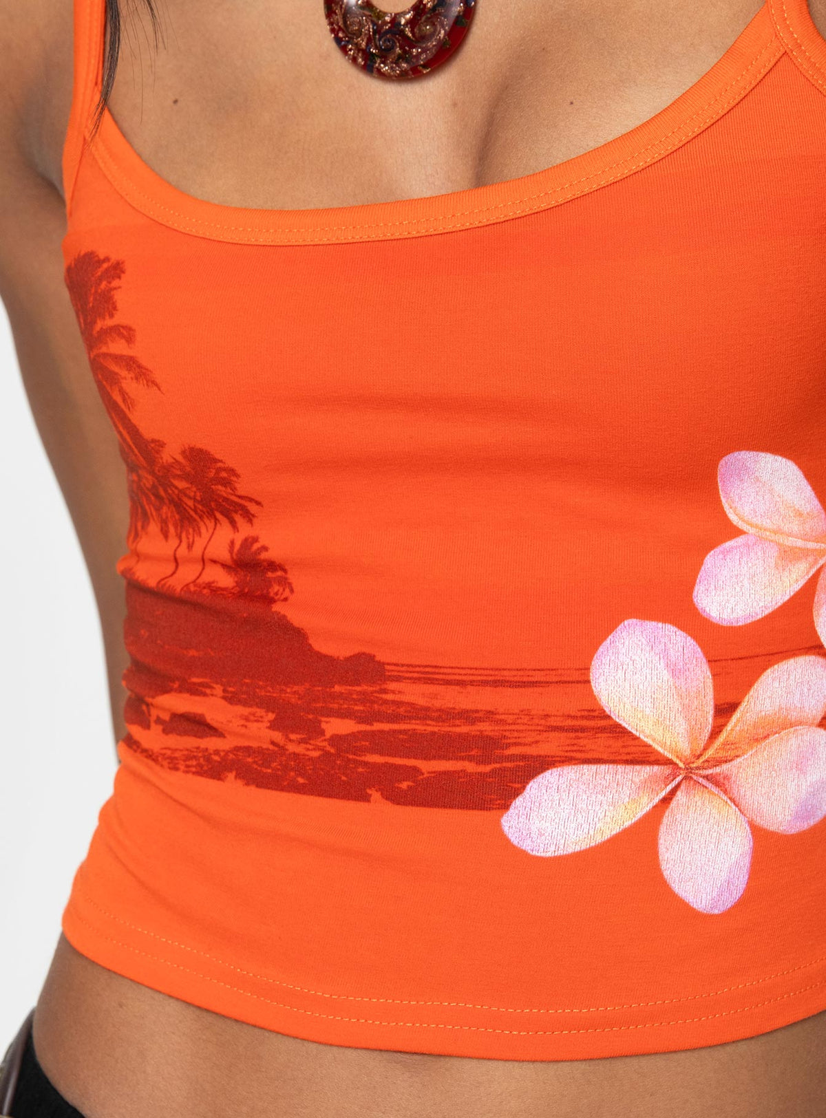 Women's Sunset Tank Orange