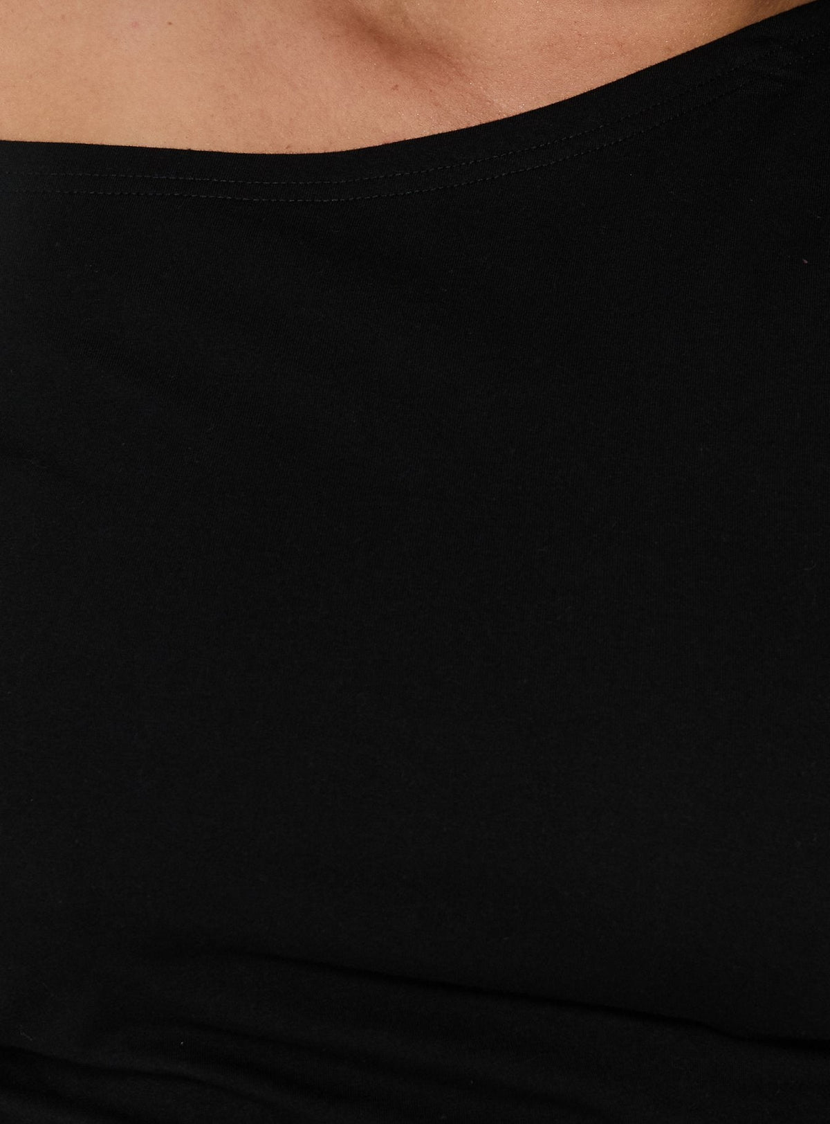 Women's Avriana Off Shoulder T-Shirt Mini Dress Black Curve — Dress