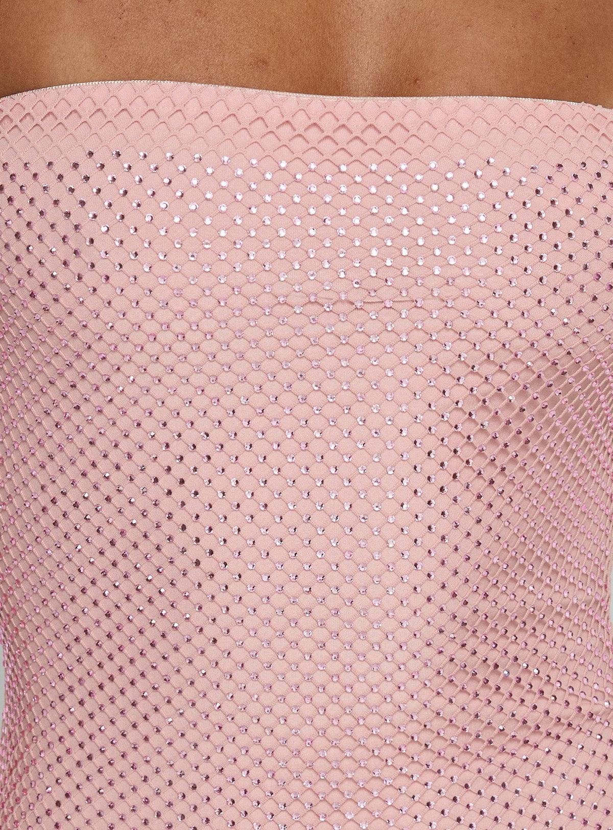 Women's Jemira Strapless Shimmer Mini Dress Pink — Dress