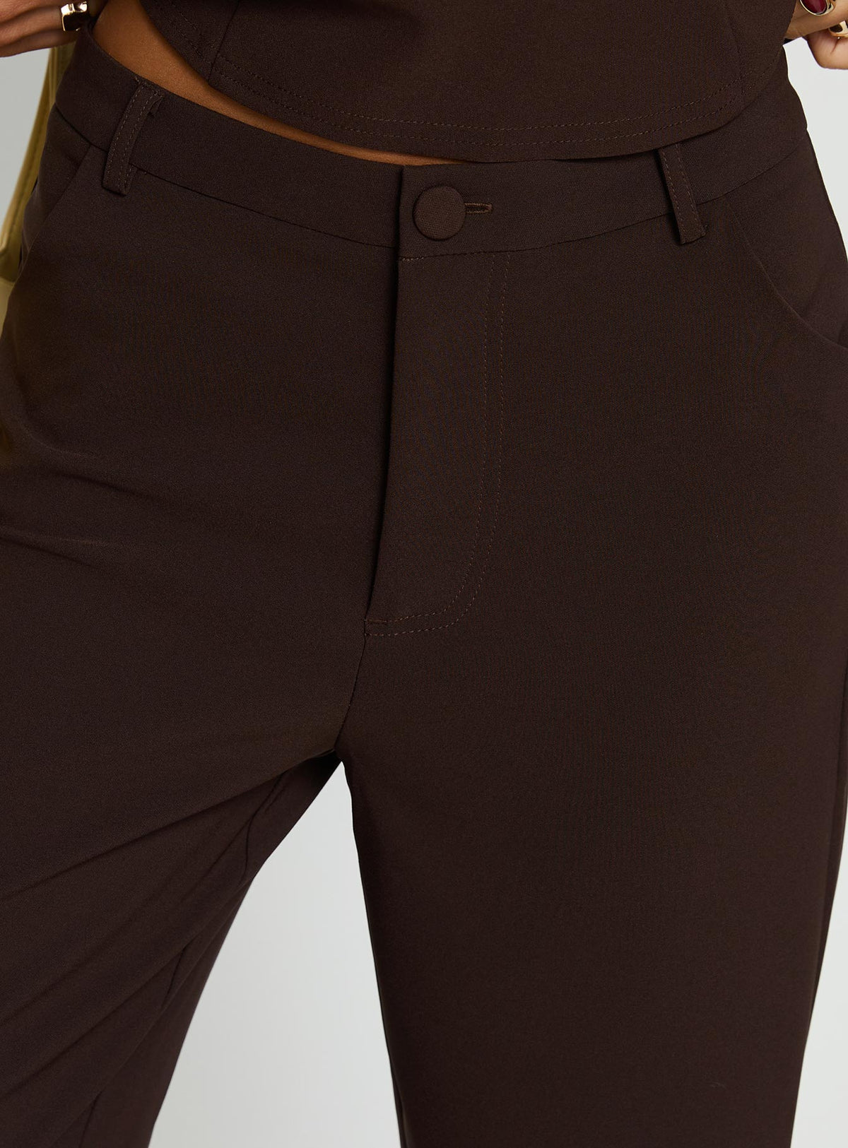 Women's Kinsie Tailored Pants Brown