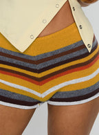 Women's Nikaya Shorts Multi Stripe