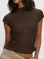 Women's Make A Plan Top Brown