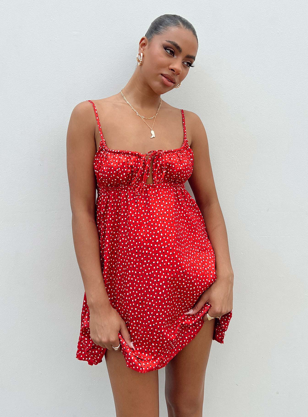 Women's Empress Of Love Mini Dress Red — Dress