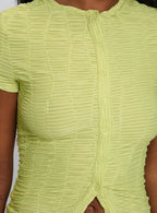Women's Suzu Textured Top Green