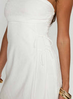Women's New Beginnings Strapless Mini Dress White — Dress