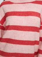 Women's Ryanna Sweater Pink / Red Stripe