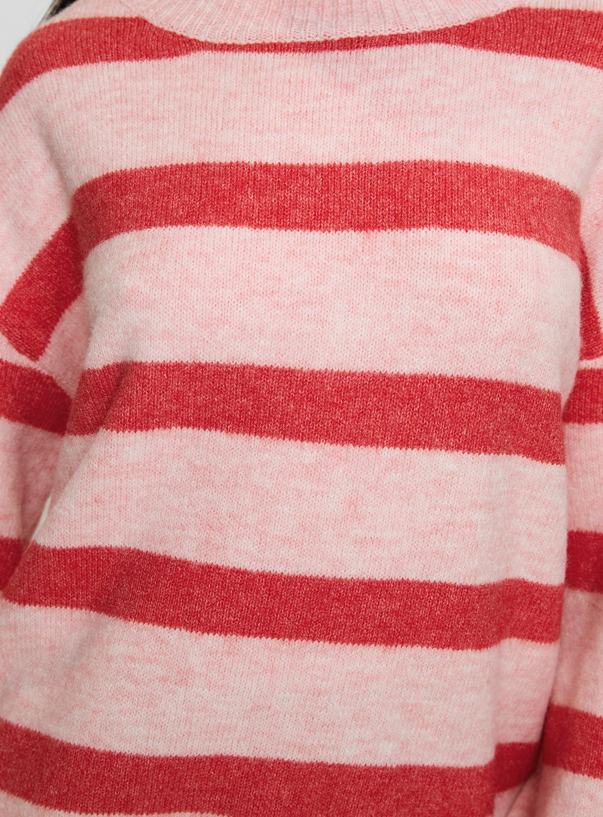 Women's Ryanna Sweater Pink / Red Stripe