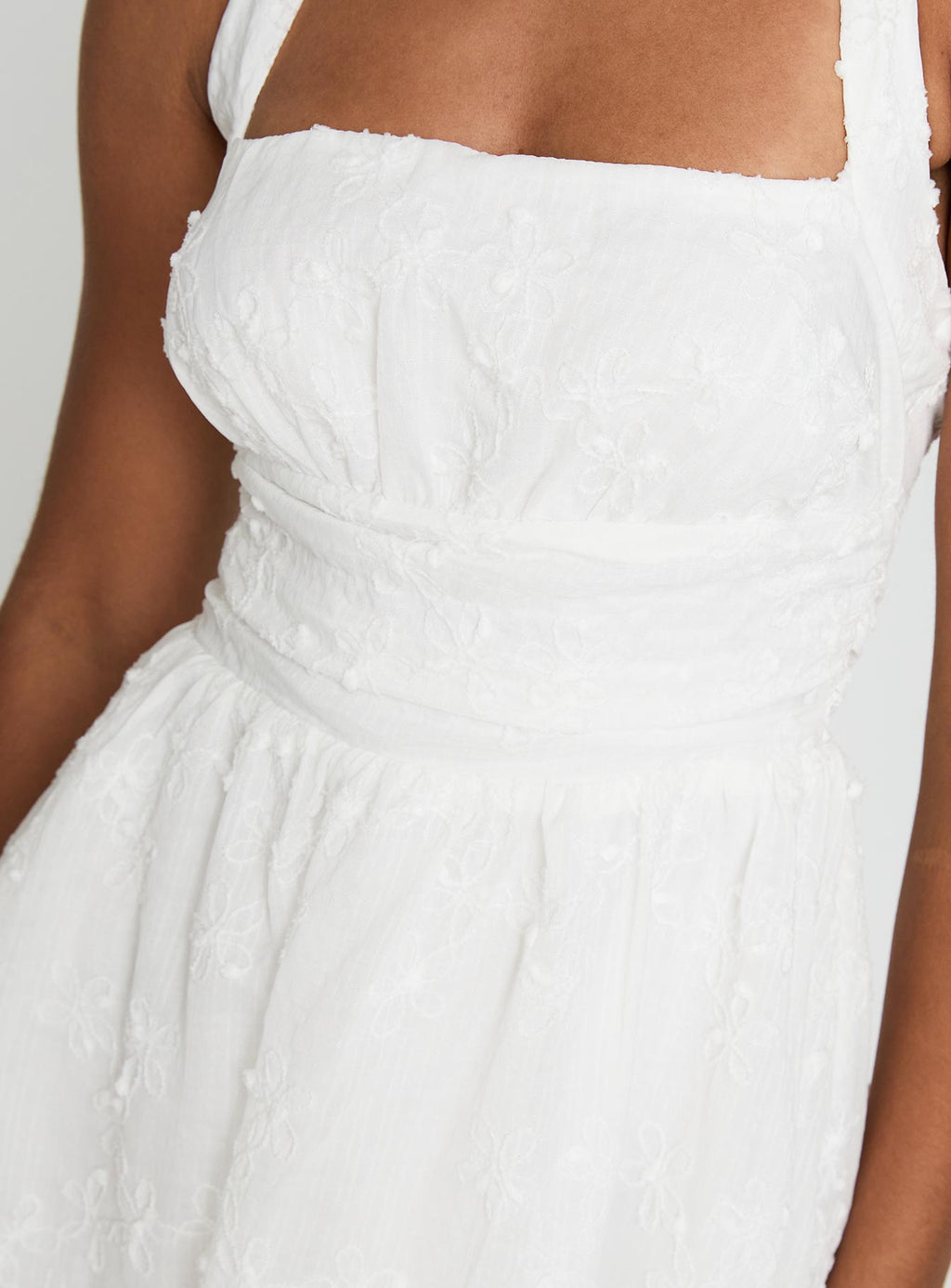Women's Scarlytte Halter Mini Dress White — Dress