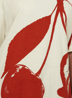 Women's Cherrie Amore Oversized Tee White