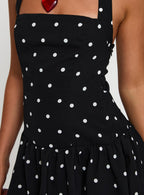 Women's Gigli Bubble Hem Mini Dress Polka Dot — Dress