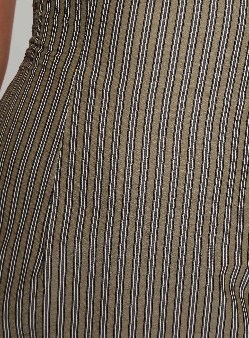 Women's Yumiko Romper Green Stripe Tall