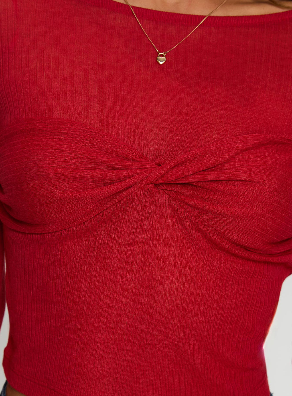 Women's November Long Sleeve Top Red
