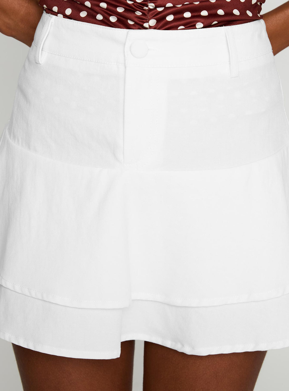 Women's Boderek Mini Skirt White