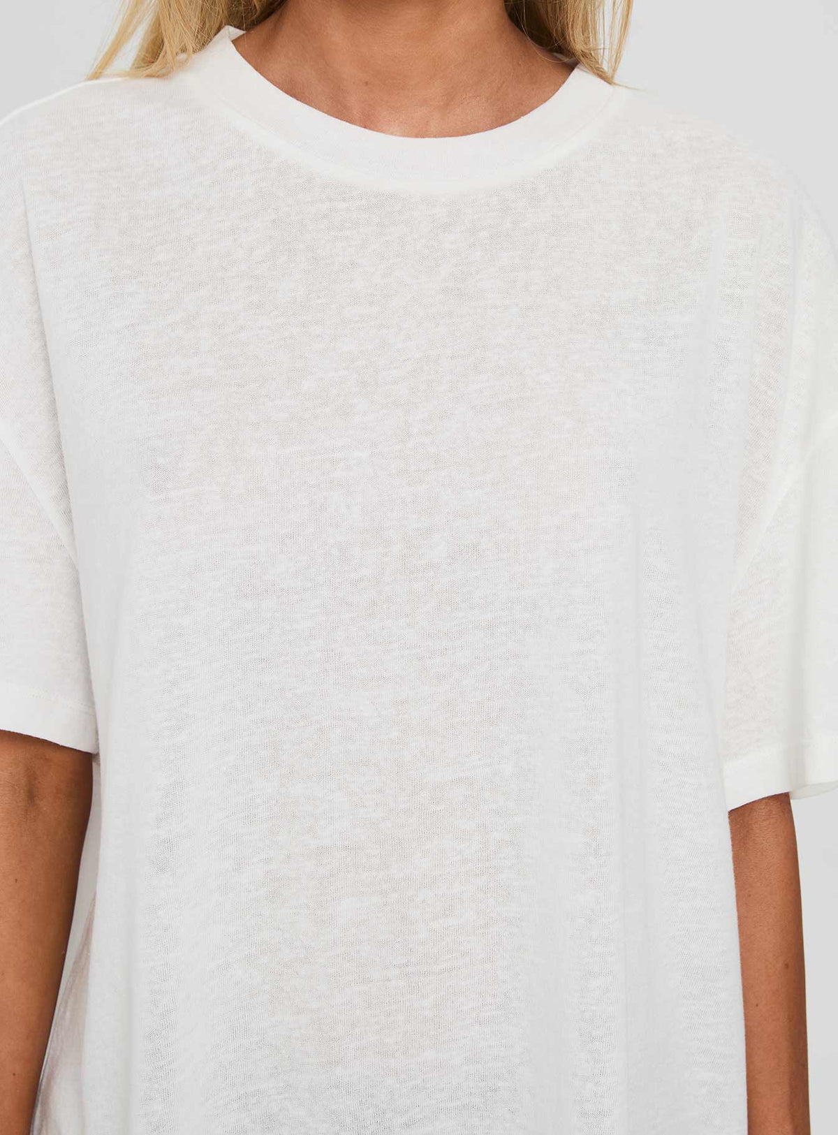 Women's Zaydee Oversized Tee White