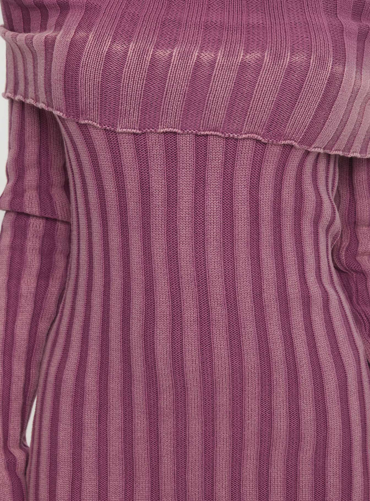 Women's Kalesie Long Sleeve Rib Mini Dress Pink — Dress