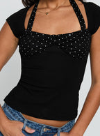 Women's Emberglow Top Black / Polka